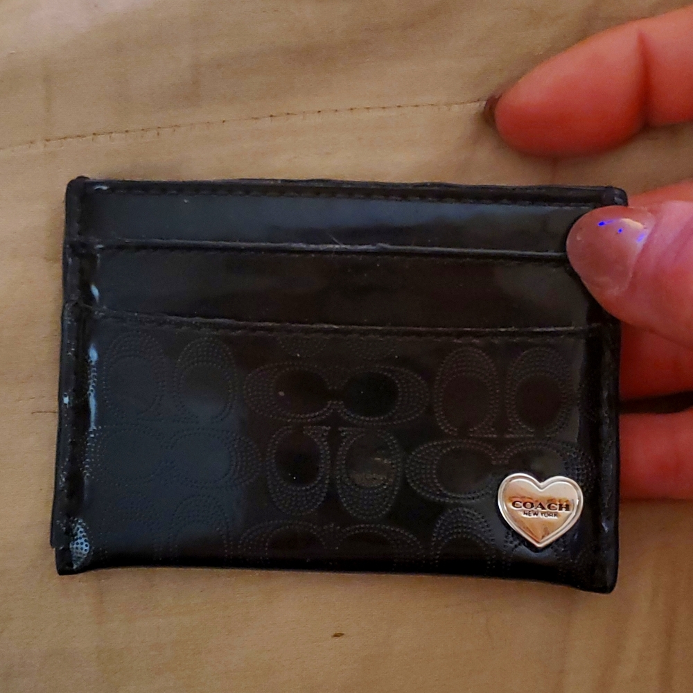 Coach credit card holder